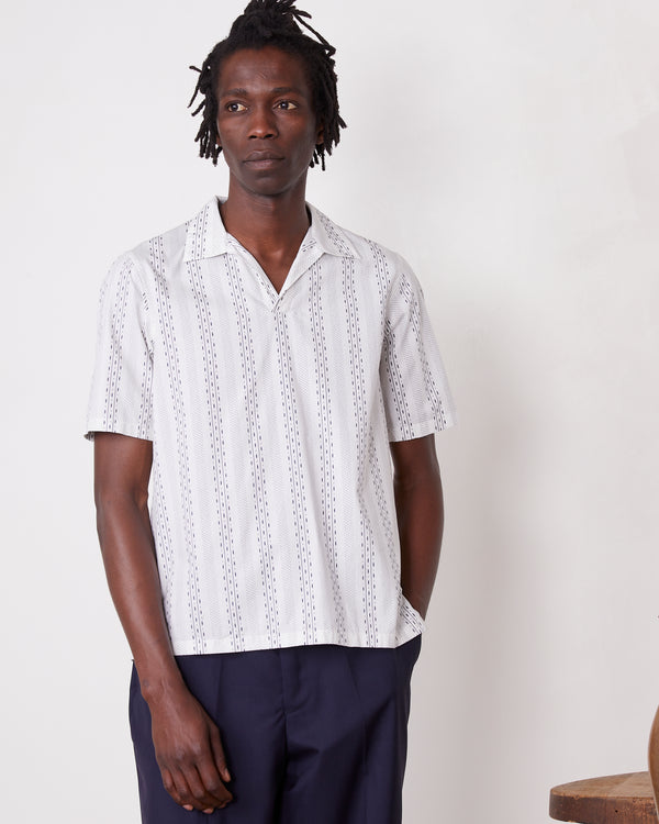 Officine Generale Chemise Yann COTON WHITE/NIGHTSKY