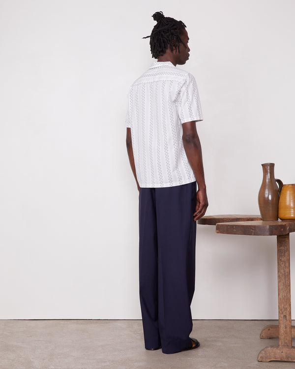 Officine Generale Chemise Yann COTON WHITE/NIGHTSKY