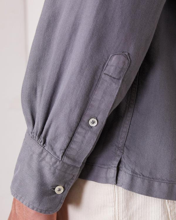 Officine Generale Chemise Younes Sergé De Coton Lyocell