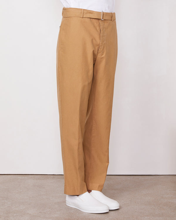 Officine Generale Chino Hoche TWILL TEINTE EN PLONGÉE KHAKI