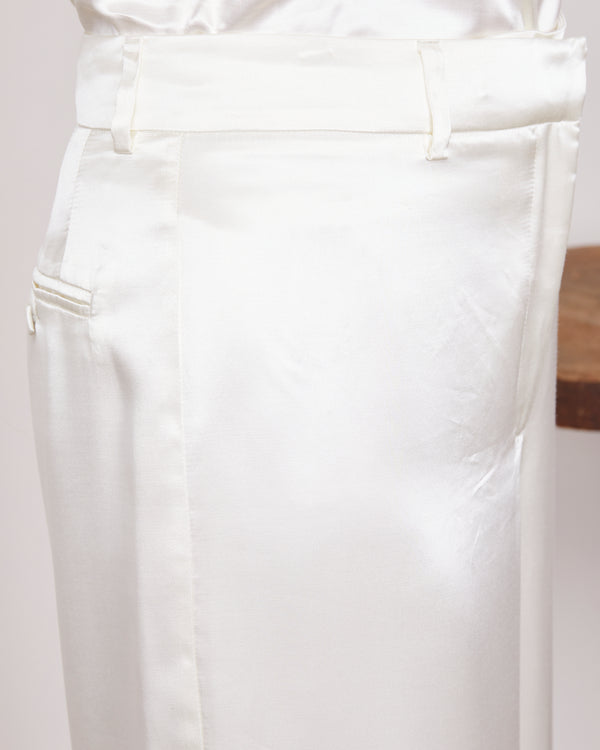 Officine Generale Chino Jolene VISCOSE ITALIENNE ECRU