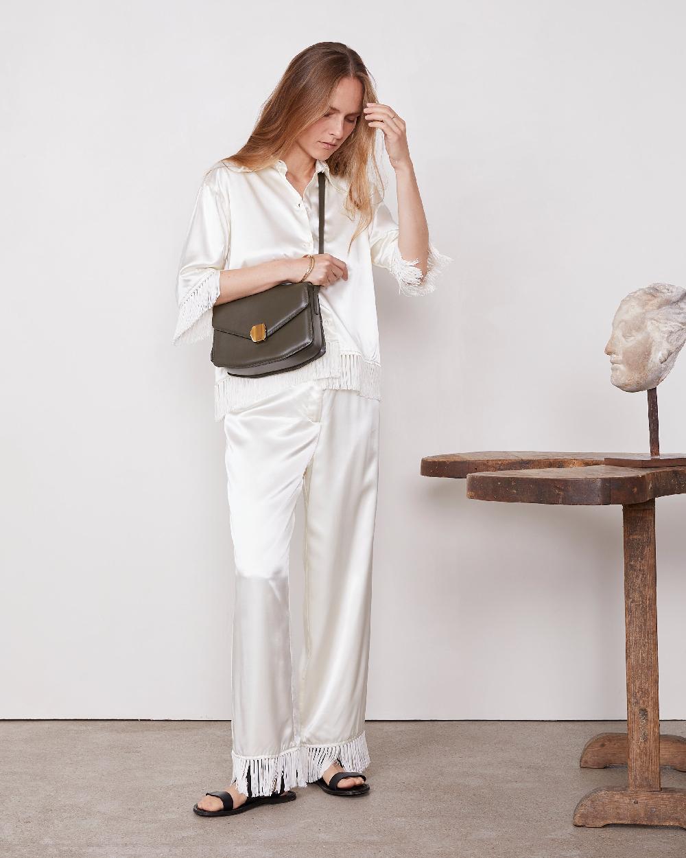 officine generale Chino jolene VISCOSE ITALIENNE ECRU