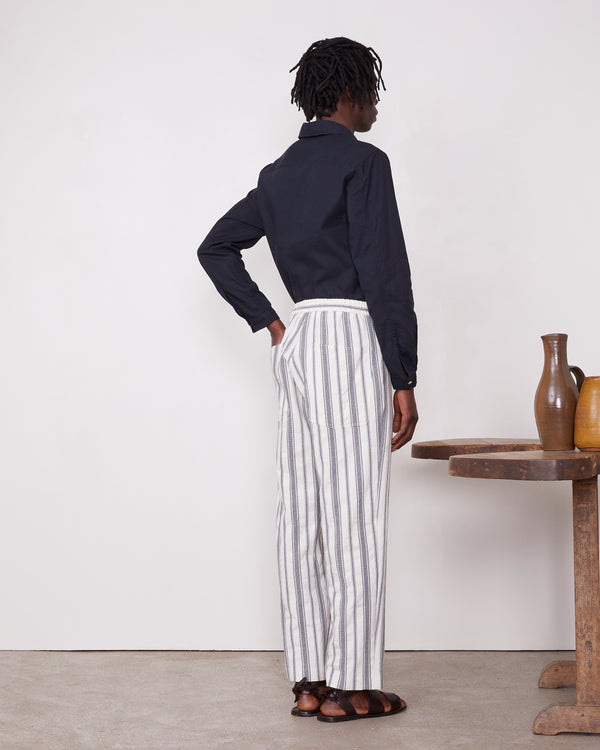Officine Generale Chino Walter COTON ORGANIQUE ECRU/DARKGREY