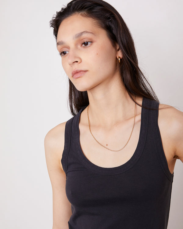 Officine Generale Débardeur Tatia Fil Mélange Coton Et Lyocell