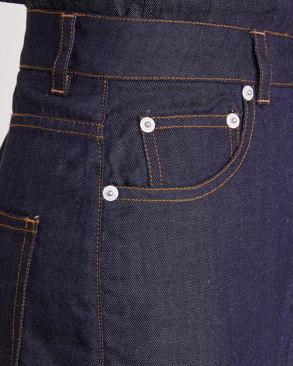 Officine Generale Jean Ginger Coton Lyocell Modal DARK INDIGO