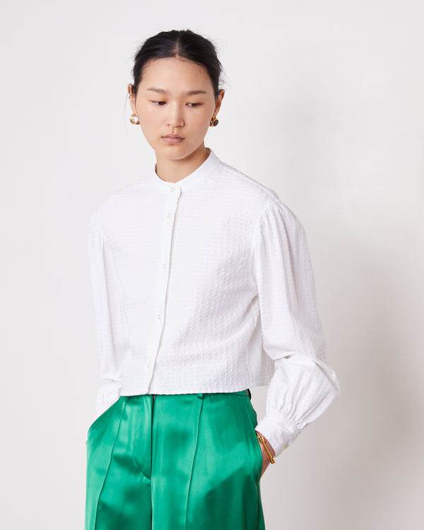 Officine Generale Chemise Adeline Coton BLANC