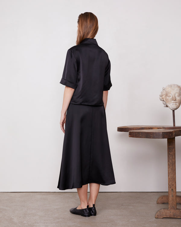 Officine Generale Chemise Lenka Viscose NOIR