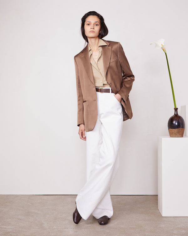 Officine Generale Jean Mora Denim De Coton ECRU