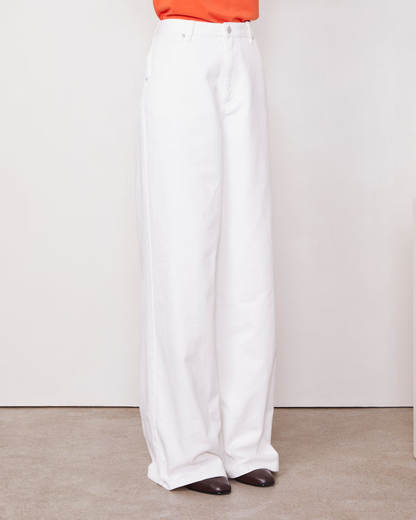 Officine Generale Jean Mora Denim De Coton ECRU