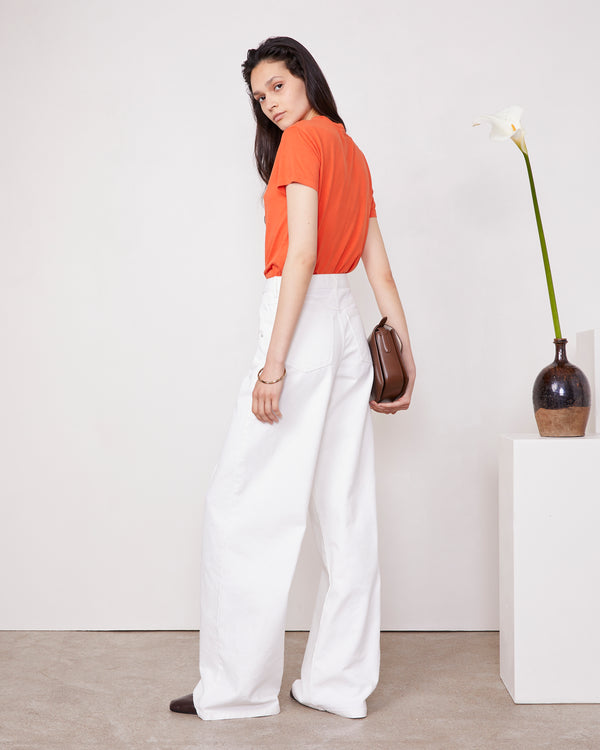 Officine Generale Jean Mora Denim De Coton ECRU