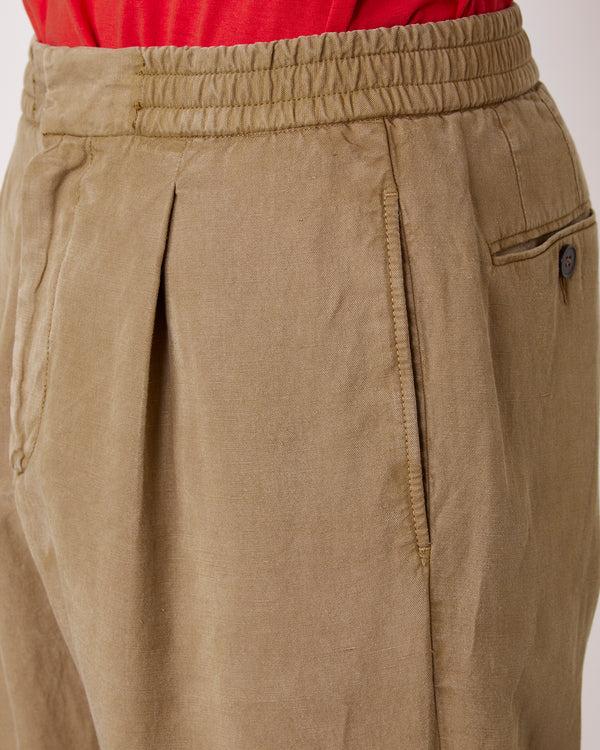 Officine Generale Pantalon Drew TWILL TEINT CIGAR
