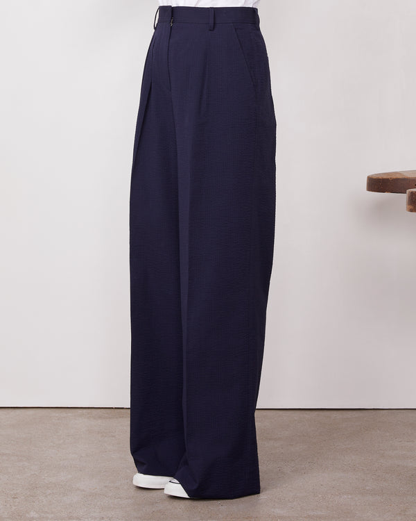 Officine Generale Pantalon Elia Coton MARINE FONCE