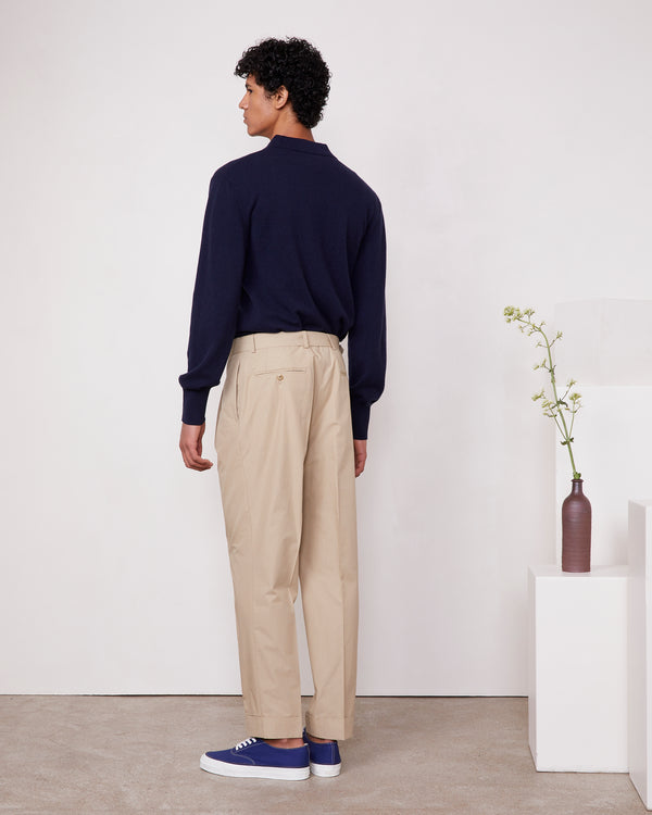 Officine Generale Pantalon Hugo POPELINE DE COTON