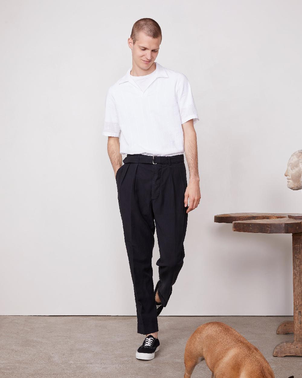 officine generale Pantalon pierre LYOCEL LIN COTON