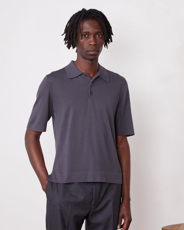 Officine Generale Polo Brutus LYOCEL COTON SOIE