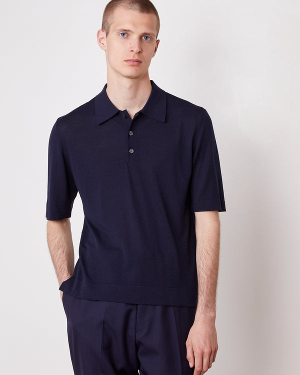 Officine Generale Polo Brutus LYOCEL COTON SOIE