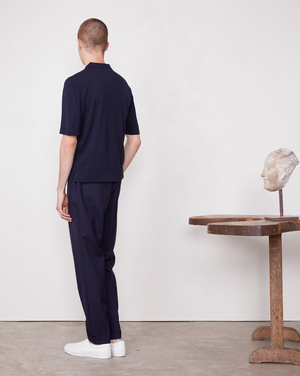 Officine Generale Polo Brutus LYOCEL COTON SOIE