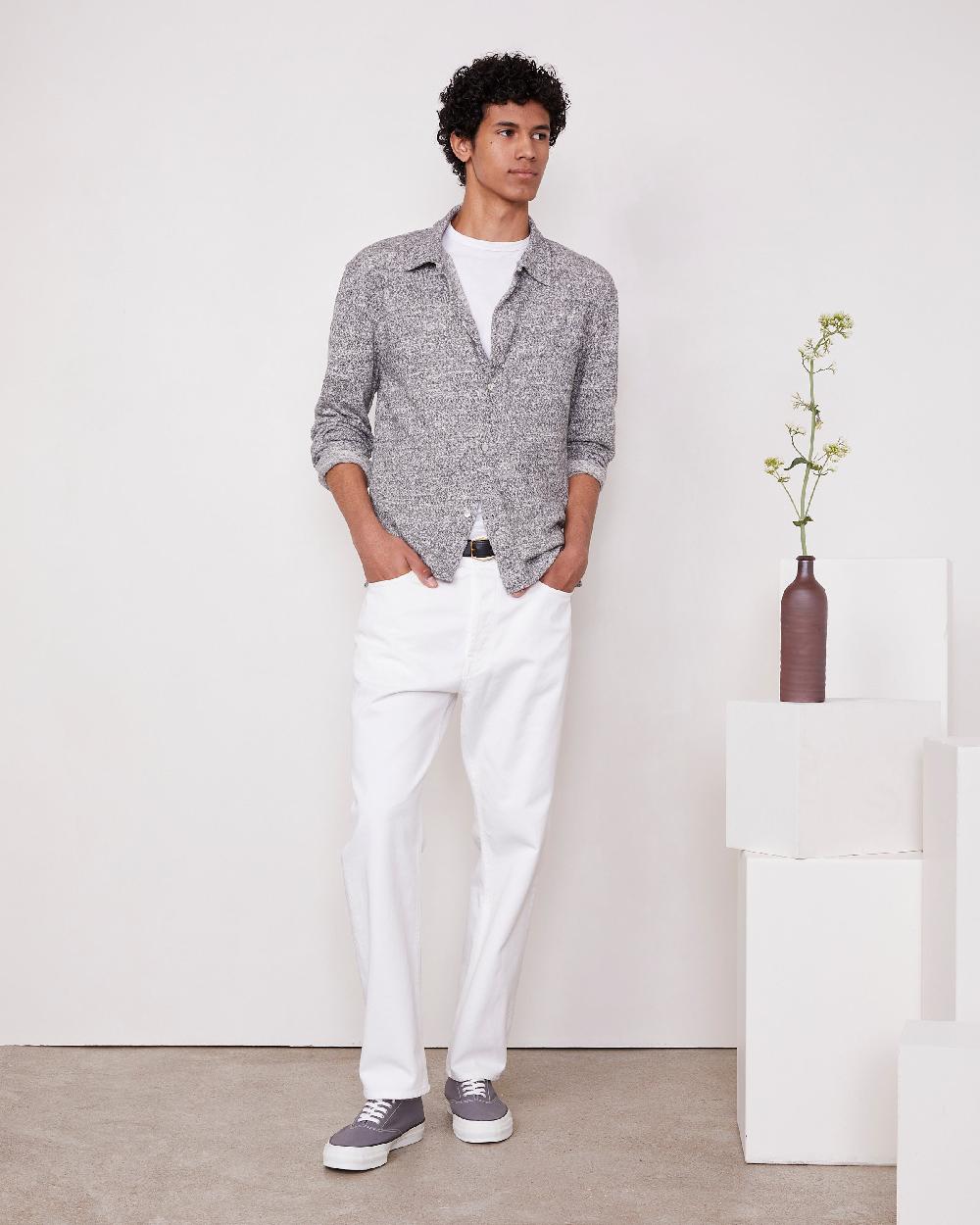 officine generale Polo bryan Coton chiné brossé