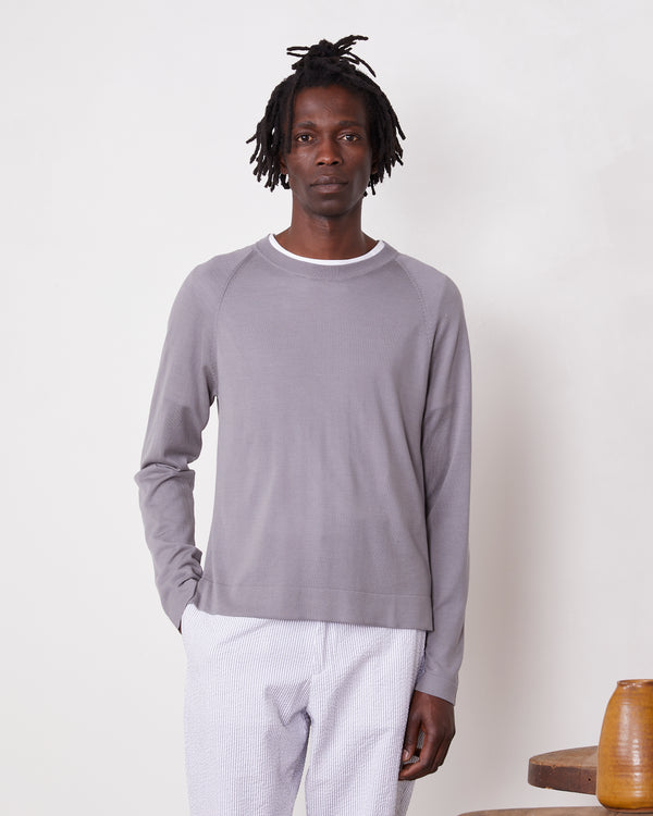 Officine Generale Pull Nate LYOCEL COTON SOIE
