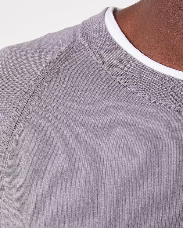Officine Generale Pull Nate LYOCEL COTON SOIE