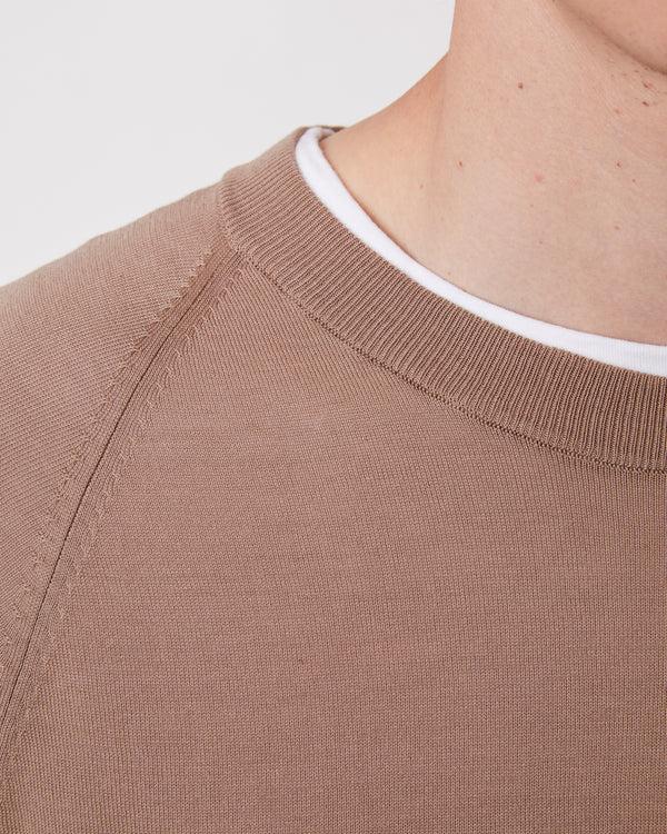 Officine Generale Pull Nate LYOCEL COTON SOIE