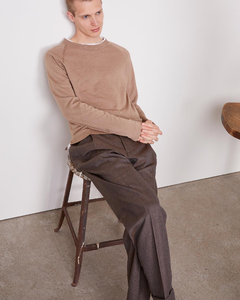 officine generale Pull nate LYOCEL COTON SOIE