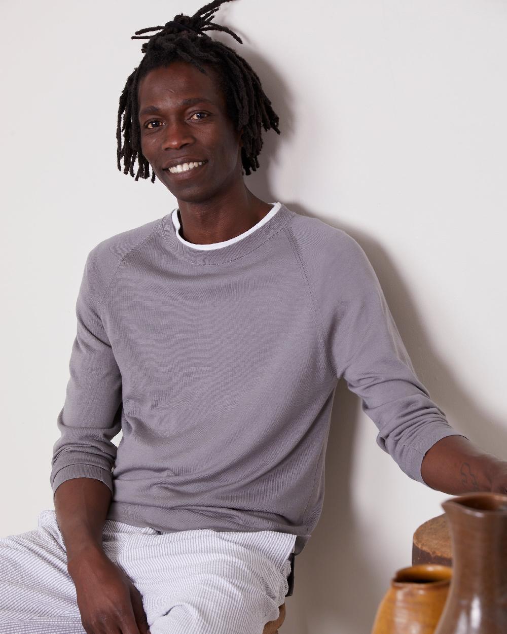 officine generale Pull nate LYOCEL COTON SOIE