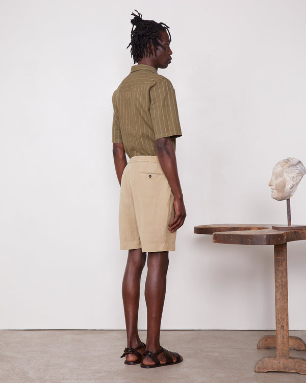 Officine Generale Short Phil LYOCEL LIN COTON