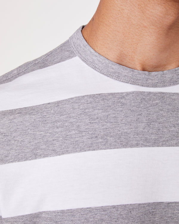 Officine Generale T-shirt Coton Bio Rayé