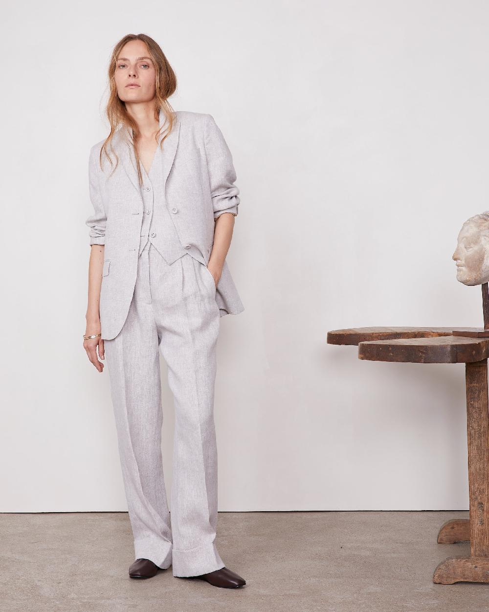 officine generale Veste charlene Lin naturel
