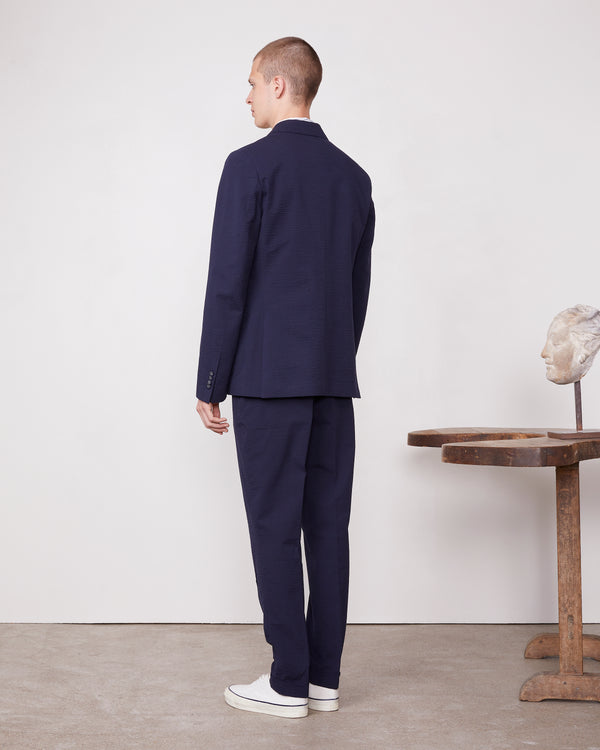 Officine Generale Veste Leon COTON MARINE FONCE