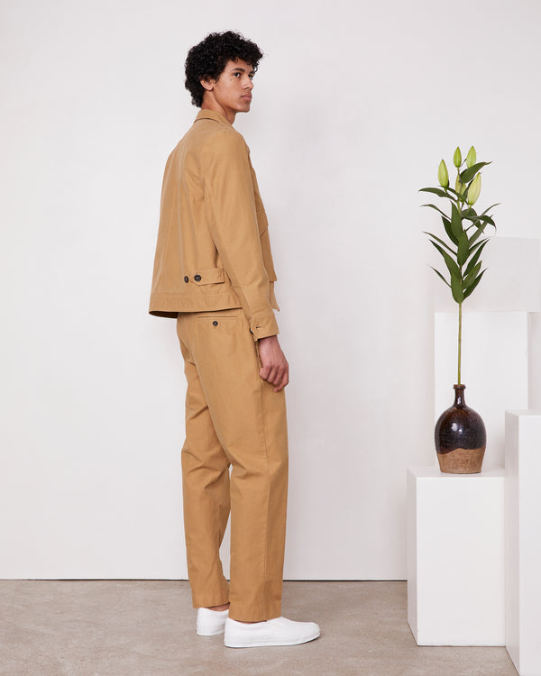 Officine Generale Veste Mateus TWILL TEINT KHAKI