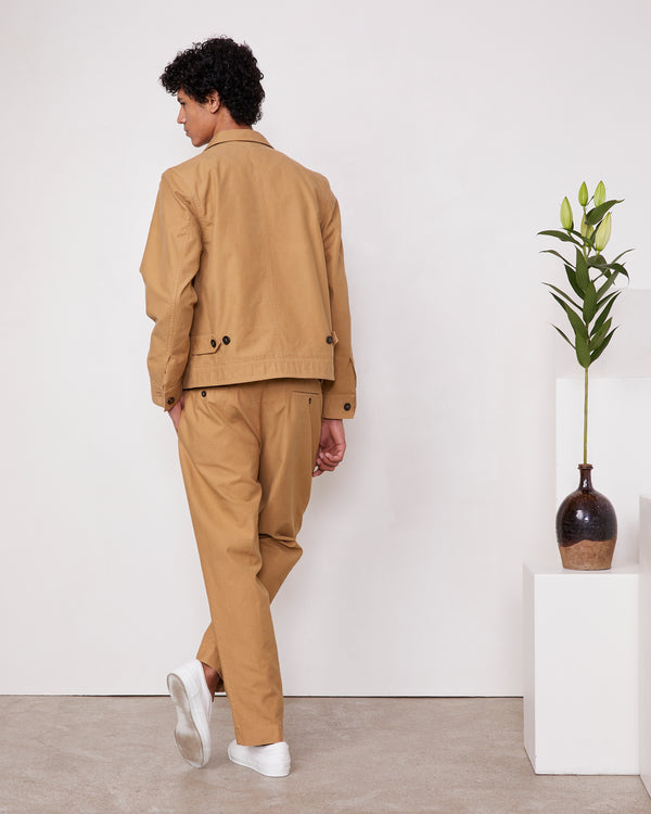 Officine Generale Veste Mateus TWILL TEINT KHAKI