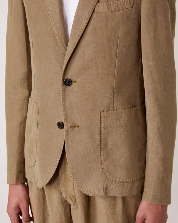 Officine Generale Veste Nehemiah TWILL TEINT CIGAR