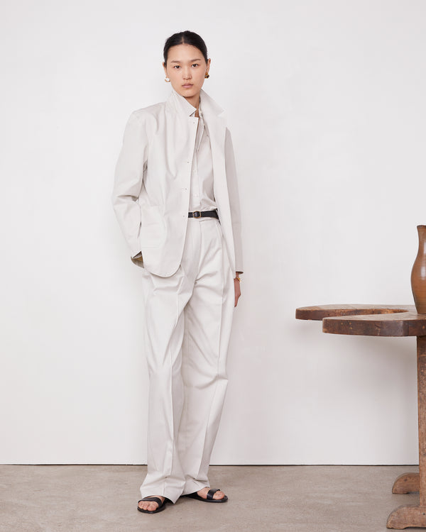 Officine Generale Veste Sicky Twill De Coton STONE