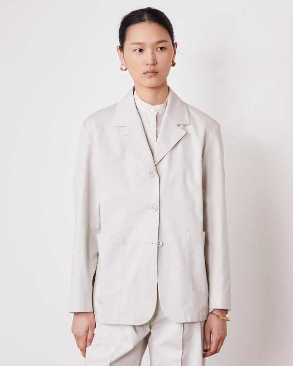 Officine Generale Veste Sicky Twill De Coton STONE