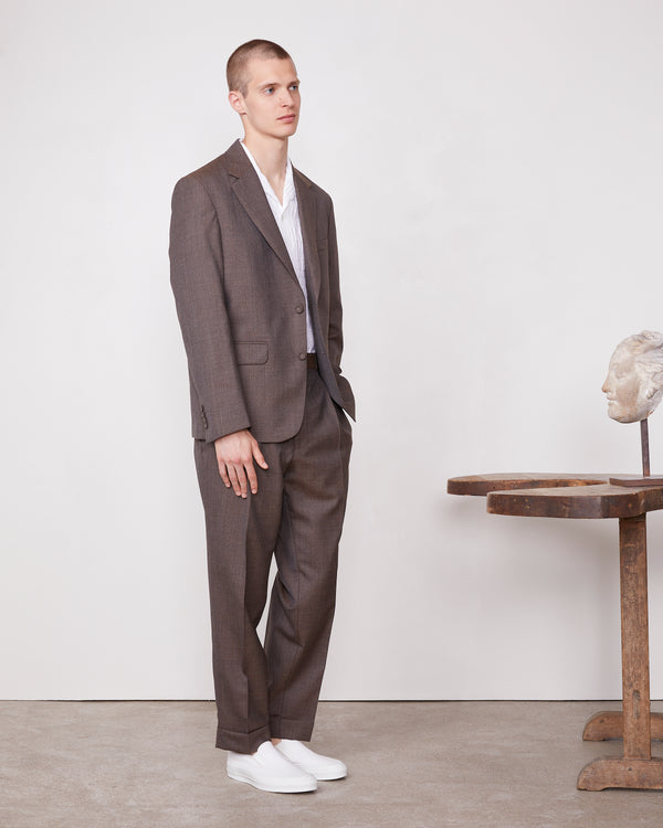 Officine Generale Pantalon Hugo LAINE VIERGE ITALIENNE