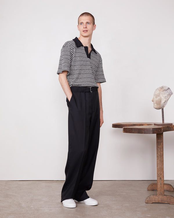 Officine Generale Pantalon Nash LAINE FRESCO ITALIENNE