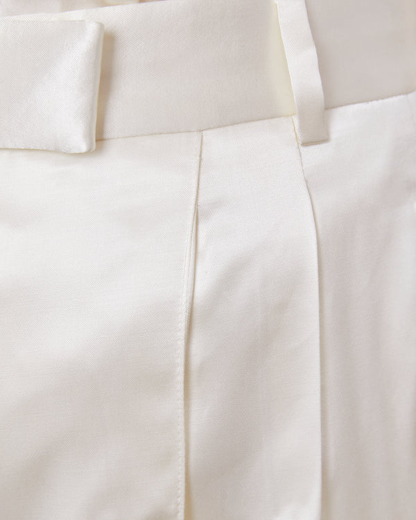 Officine Generale Pantalon Nastia Viscose Italienne ECRU