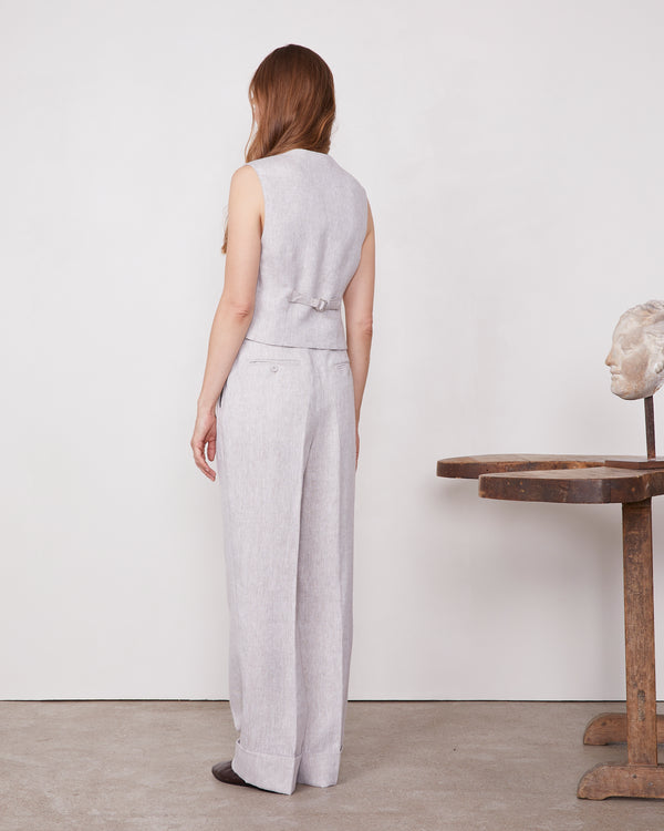 Officine Generale Pantalon Willow Lin Naturel NATUREL