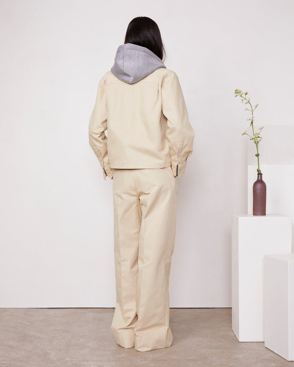 Officine Generale Sucrhemise Rhea TWILL DE COTON ESPAGNOL SABLE