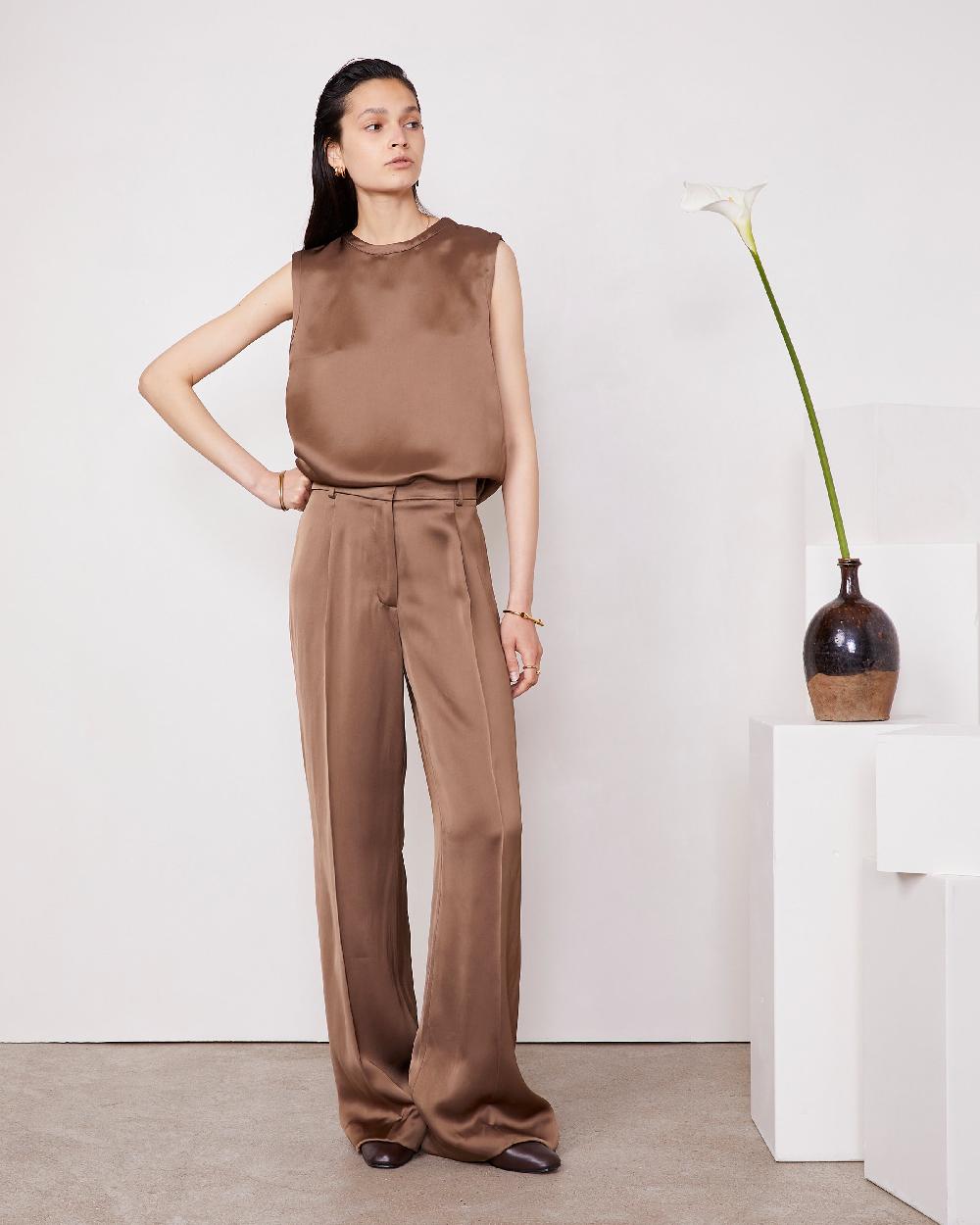 officine generale Top grace Viscose Italienne GINGER BREAD