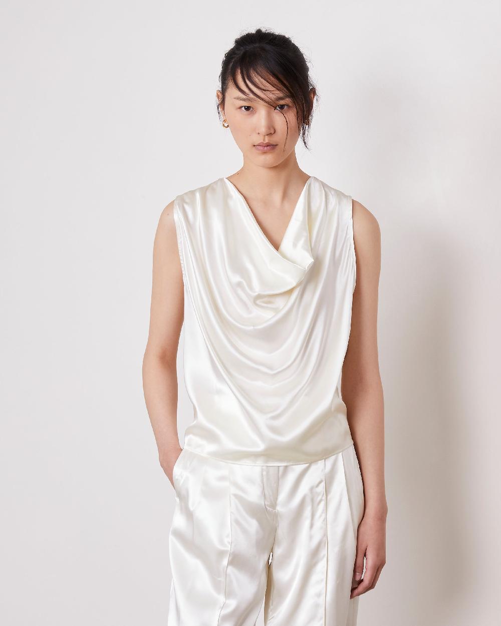 officine generale Top ludmilla Viscose italienne ECRU