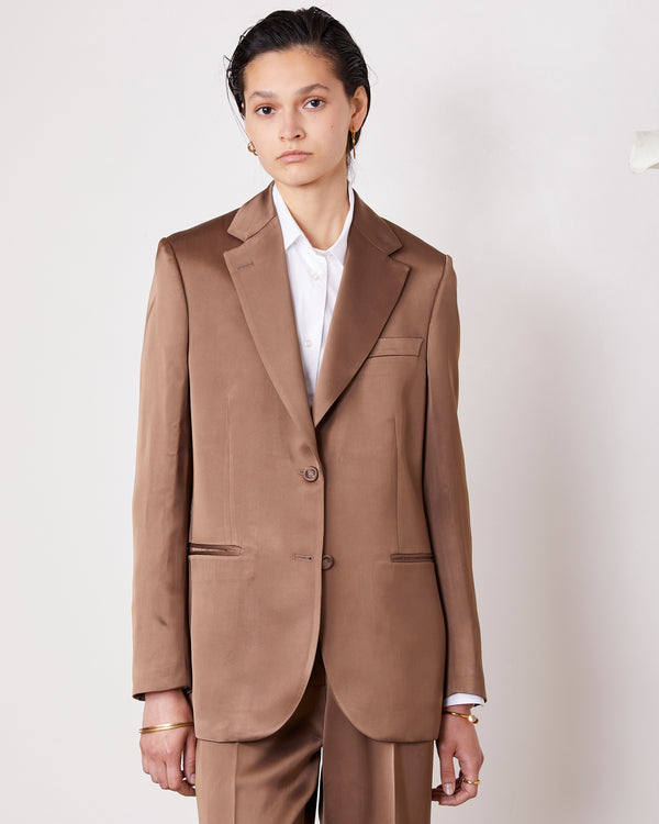 Officine Generale Veste Giovanni VISCOSE ITALIENNE GINGER BREAD