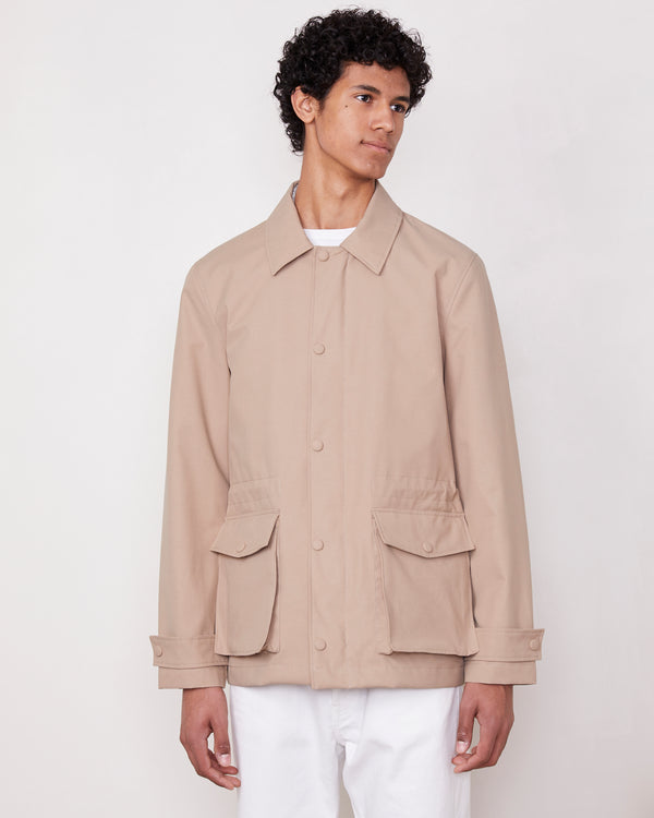 Officine Generale Veste Guilhem COTON TECHNIQUE KHAKI