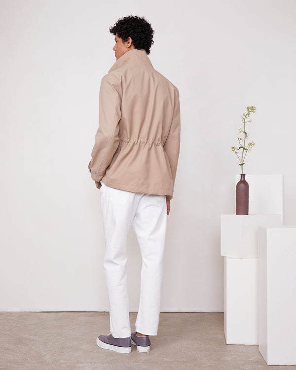 Officine Generale Veste Guilhem COTON TECHNIQUE KHAKI