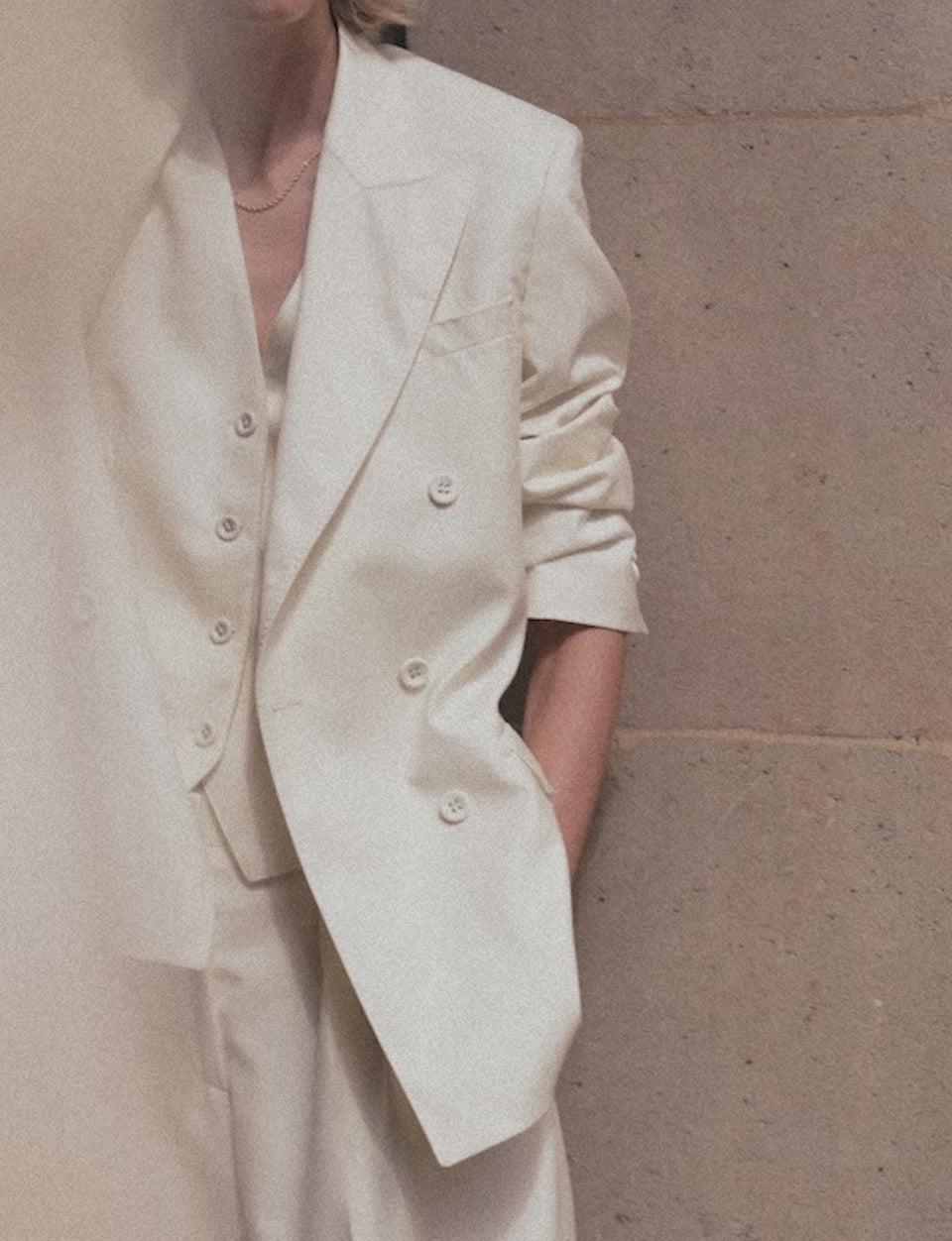 officine generale Veste sandra Laine italienne ECRU