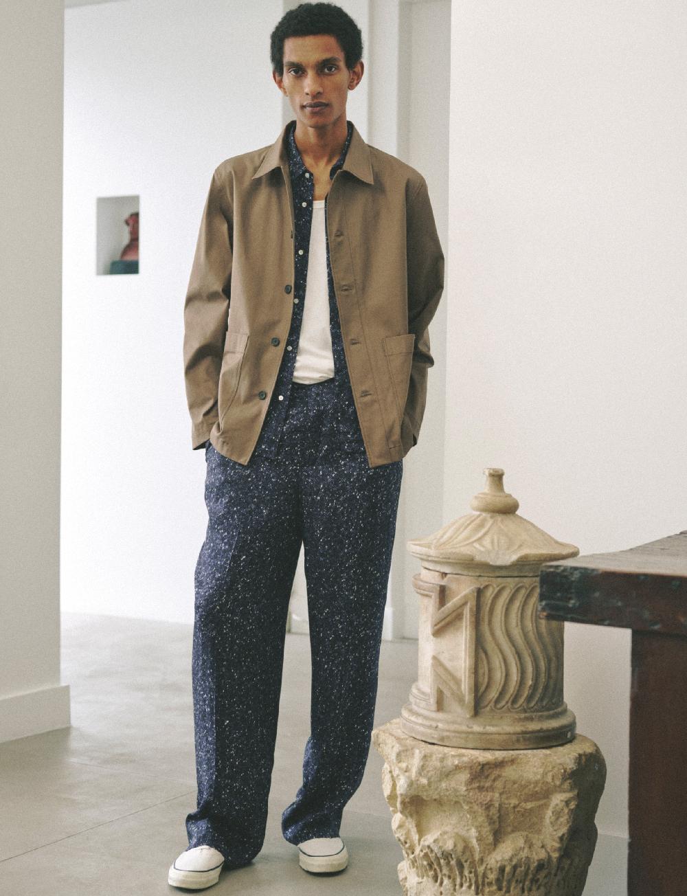 officine generale Veste uriel COTON ELASTHANE TAUPE