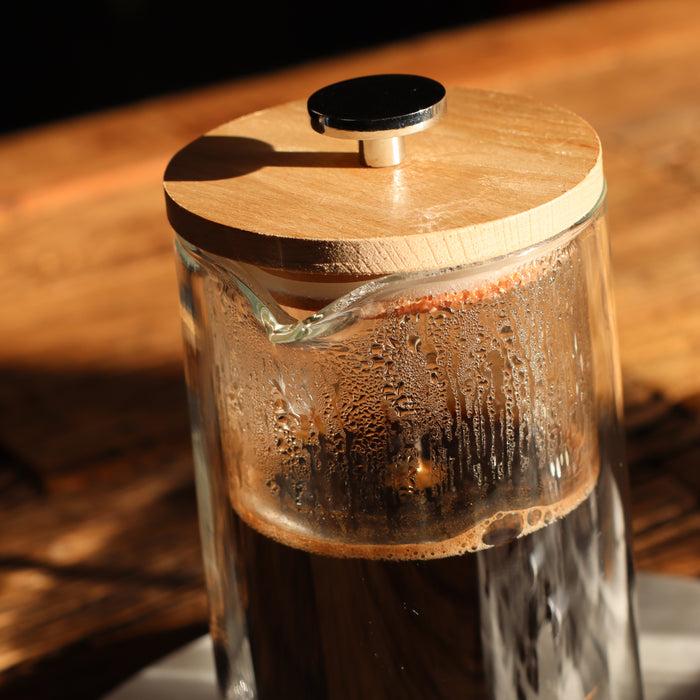 Ogo Living Cafetière à Piston OCTAVE 800ml En Verre Double Paroi