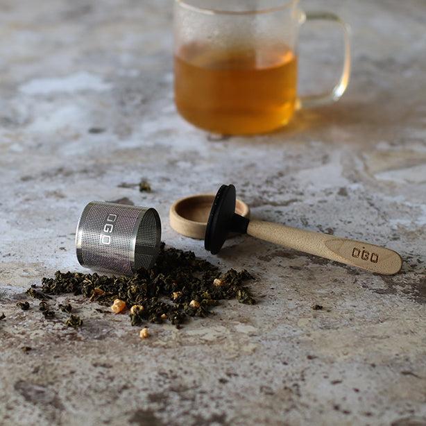 Ogo Living Infuseur En Bois De Hêtre Et Acier Inoxydable OSCAR